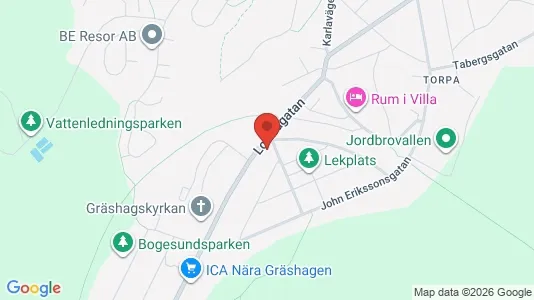 Garage att hyra i Jönköping - kort over placeringen