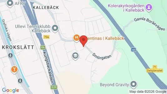 Affärslokaler att hyra i Örgryte-Härlanda - kort over placeringen