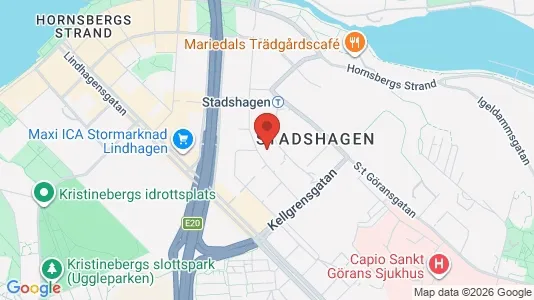 Kontorslokaler att hyra i Kungsholmen - kort over placeringen