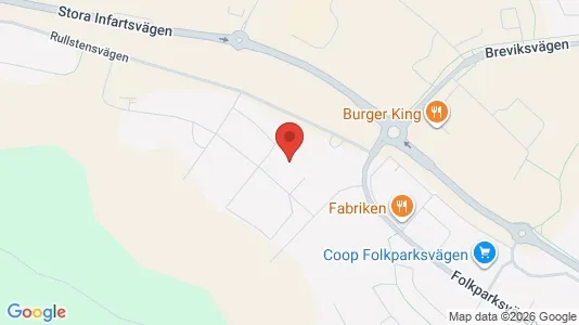 Industrilokaler att hyra i Västervik - Bild från Google Street View