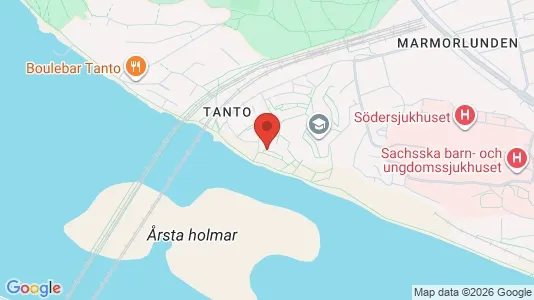 Kontorslokaler att hyra i Södermalm - kort over placeringen