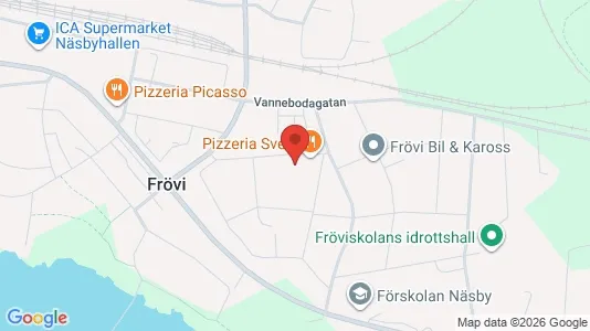 Affärslokaler att hyra i Lindesberg - kort over placeringen