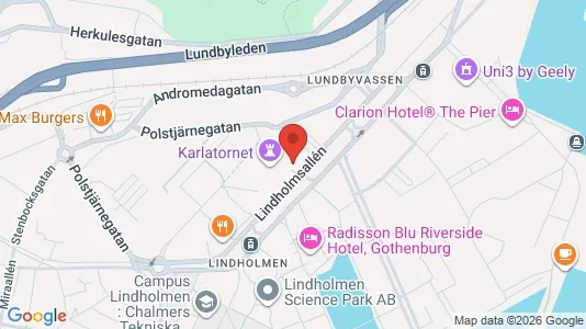 Affärslokaler att hyra i Lundby - kort over placeringen