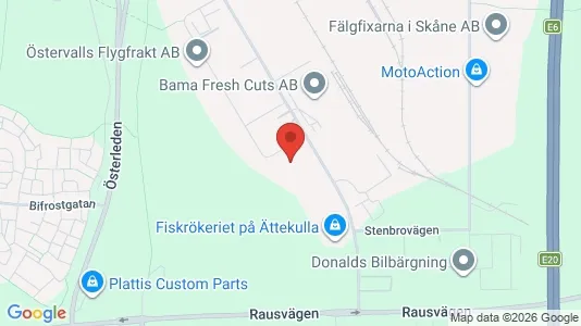 Industrilokaler att hyra i Helsingborg - Bild från Google Street View