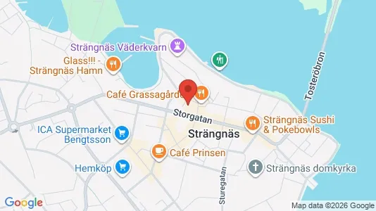 Kontorslokaler att hyra i Strängnäs - kort over placeringen