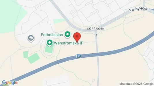 Kontorslokaler att hyra i Västerås - kort over placeringen