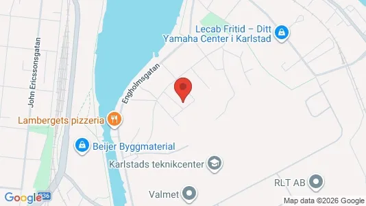 Affärslokaler till försäljning i Karlstad - kort over placeringen