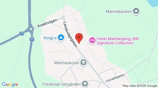Bostadsfastigheter till försäljning i Flen - kort over placeringen