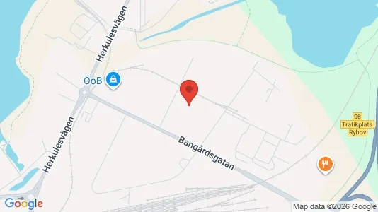 Kontorslokaler att hyra i Jönköping - kort over placeringen