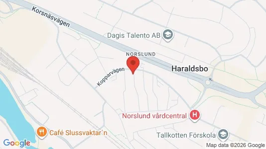Affärslokaler att hyra i Falun - kort over placeringen