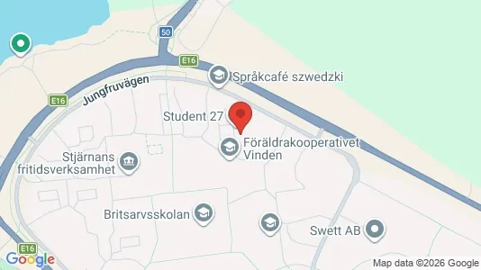 Affärslokaler att hyra i Falun - kort over placeringen