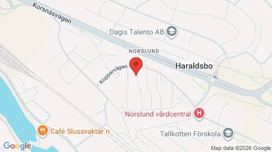 Affärslokaler att hyra i Falun - kort over placeringen