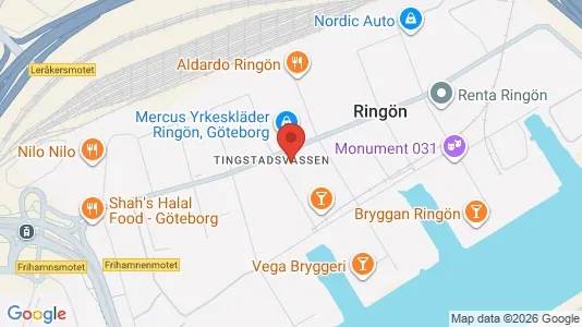 Lagerlokaler att hyra i Lundby - kort over placeringen