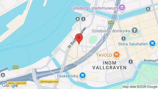 Kontorslokaler att hyra i Göteborg Centrum - kort over placeringen