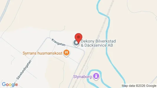 Industrilokaler till försäljning i Alingsås - kort over placeringen