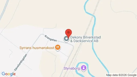 Industrilokaler till försäljning i Alingsås - kort over placeringen