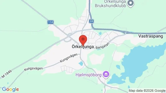 Restauranglokaler att hyra i Örkelljunga - kort over placeringen