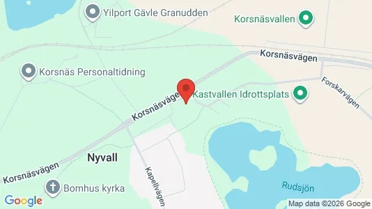 Affärslokaler till försäljning i Gävle - kort over placeringen