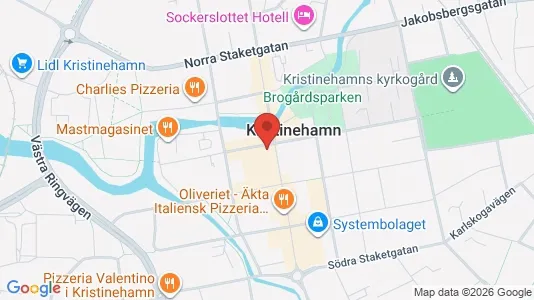 Kontorslokaler att hyra i Kristinehamn - kort over placeringen