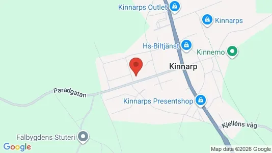 Affärslokaler att hyra i Falköping - kort over placeringen