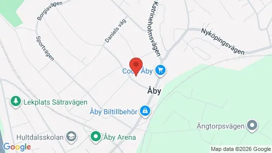 Affärslokaler att hyra i Norrköping - kort over placeringen