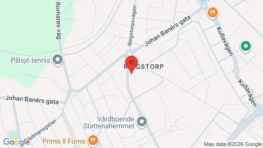 Affärslokaler att hyra i Helsingborg - kort over placeringen