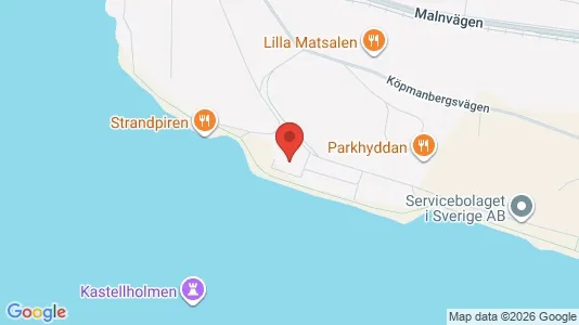 Affärslokaler att hyra i Hudiksvall - kort over placeringen
