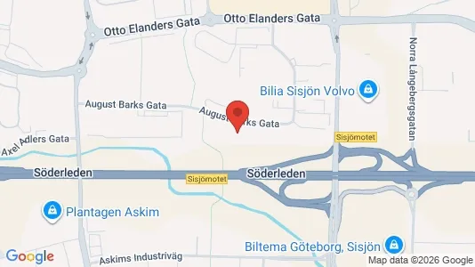 Lagerlokaler att hyra i Askim-Frölunda-Högsbo - kort over placeringen