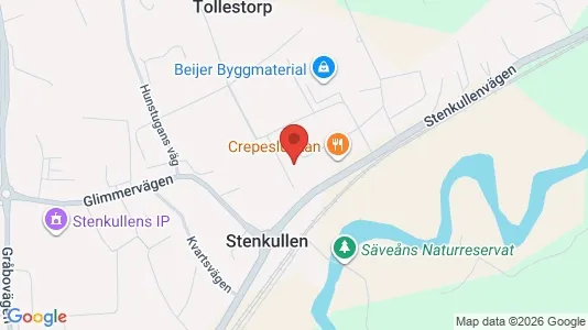 Kontorslokaler att hyra i Lerum - kort over placeringen