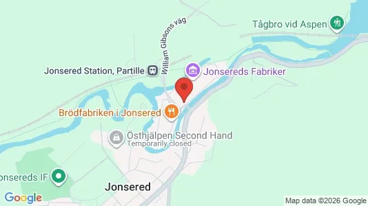 Lagerlokaler att hyra i Partille - kort over placeringen
