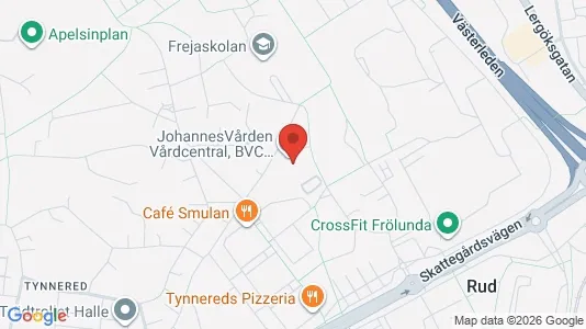 Affärslokaler att hyra i Göteborg Västra - kort over placeringen