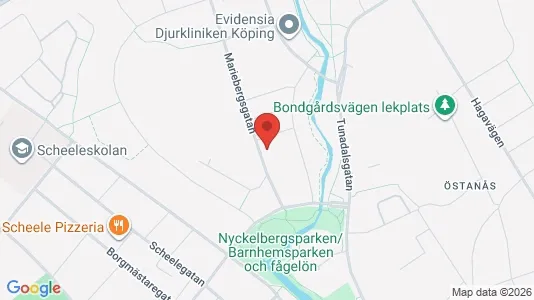 Kontorslokaler att hyra i Köping - kort over placeringen