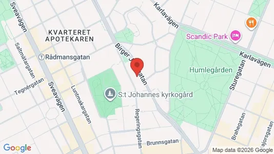 Kontorslokaler att hyra i Stockholm Innerstad - kort over placeringen