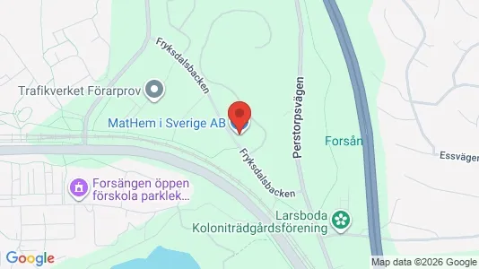 Industrilokaler att hyra i Söderort - kort over placeringen