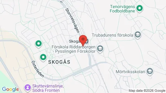 Kontorslokaler att hyra i Huddinge - kort over placeringen
