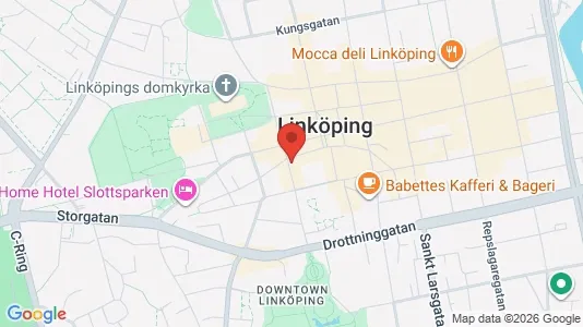 Kontorslokaler att hyra i Linköping - kort over placeringen