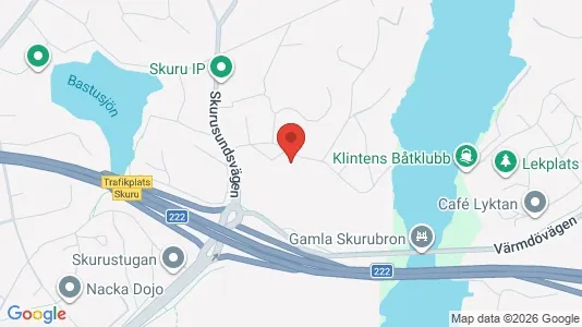 Affärslokaler att hyra i Nacka - kort over placeringen