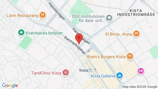 Kontorslokaler att hyra i Västerort - kort over placeringen