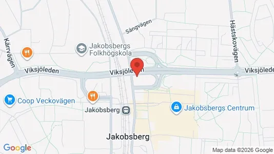 Kontorslokaler att hyra i Järfälla - kort over placeringen