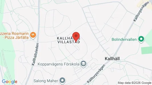 Affärslokaler att hyra i Järfälla - kort over placeringen