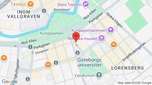 Kontorslokaler att hyra i Göteborg Centrum - kort over placeringen