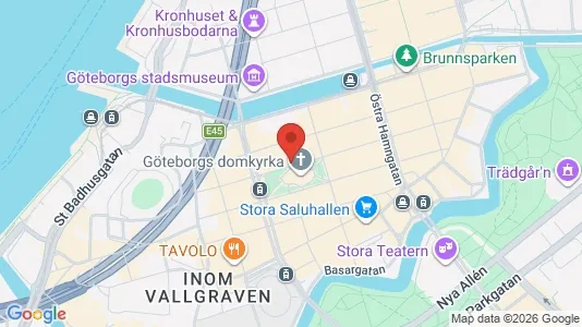 Kontorslokaler att hyra i Göteborg Centrum - kort over placeringen