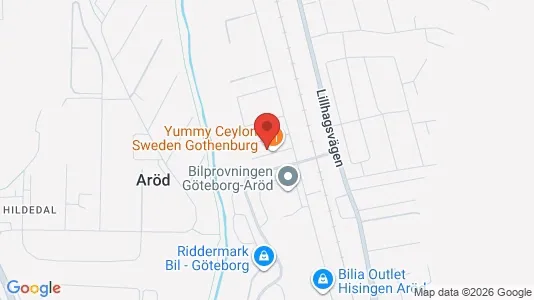 Kontorslokaler att hyra i Norra hisingen - kort over placeringen