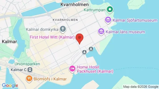 Kontorslokaler att hyra i Kalmar - kort over placeringen
