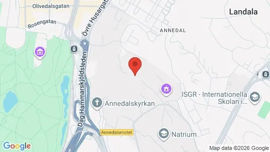 Kontorslokaler att hyra i Göteborg Centrum - kort over placeringen