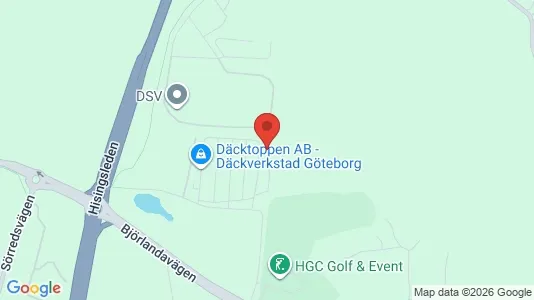 Industrilokaler att hyra i Lundby - kort over placeringen