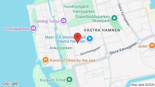Kontorslokaler att hyra i Malmö Centrum - kort over placeringen