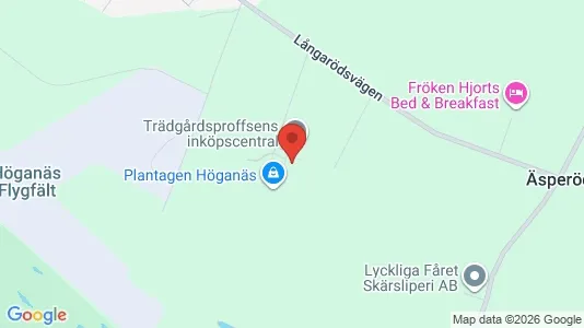 Affärslokaler till försäljning i Höganäs - kort over placeringen