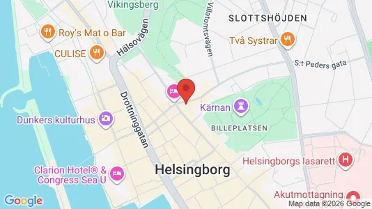 Affärslokaler till försäljning i Helsingborg - kort over placeringen