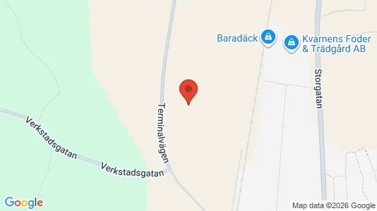 Industrilokaler att hyra i Vaggeryd - kort over placeringen
